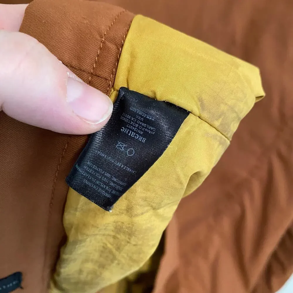 Prana Men's Breathe Jacket‎ Cargo Burnt Orange Size XL
